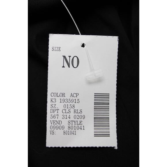 Venezia Woman Shirt Womens 6X Black Button Front Stretch Long Sleeve Collared - Picture 5 of 6